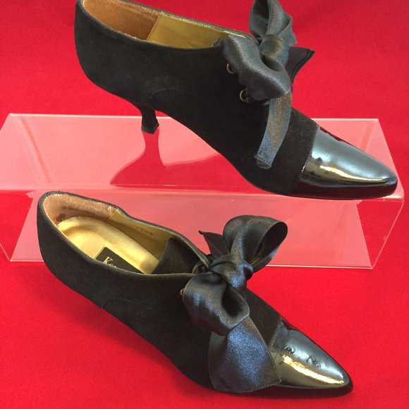 Kenneth Cole Suede & Patent Leather Pumps NEW - Picture 12 of 14